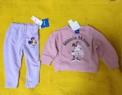 ミニーマウス トレーナーとパンツセット 90