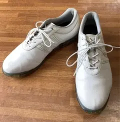 アディダスゴルフ　adipure TP 27cm 白ネイビー　本革ハンドメイド アディダスゴルフ adipure TP 27cm 白ネイビー 本革ハンドメイド