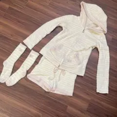 ⭐️ラスト値下げ！⭐️ジェラートピケ パジャマ もこもこ パーカーパンツ靴下セット