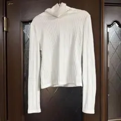 SHEIN タートルネックセーター L ホワイト