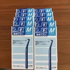 라이온 덴트엑스 인터덴탈 브러쉬 M, 4개 세트, 10개 세트, 총 40개