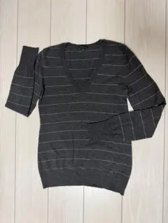 theory ダークグレー ス セーター サイズ2