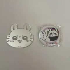 ちいかわ モモンガ おかおミラー ちいかわ寿司缶バッジ