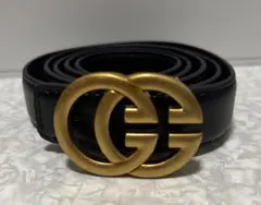 GUCCI GGロゴバックル ベルト ブラウン　値下げ希望の方はコメントに
