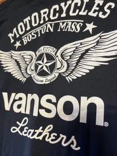 ■新品バンソンvanson伸縮性があり ストレッチで伸び伸び　半袖Tシャツ