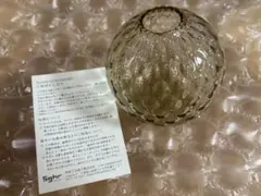 Sghr スガハラ フィオラグリッドボール　フラワーベース　一輪挿し タンのサムネイル