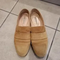 【FABIO RUSCONI】スエード ローファー 36 1/2