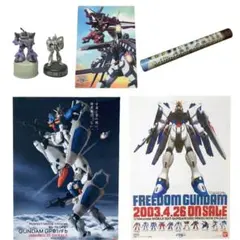 【非売品】ガンプラポスター2枚　2004年1年戦争カレンダー+フィギュア+下敷きのサムネイル