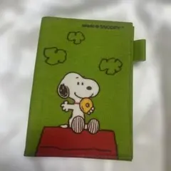 スヌーピーミスド 手帳 ブックカバー SNOOPY mister donut