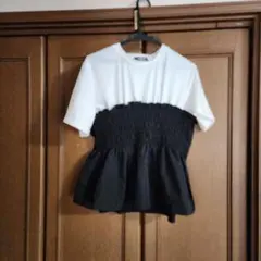 VOGUE Collection ドッキング 半袖カットソー