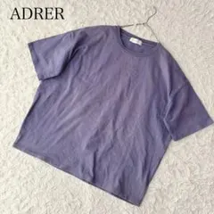 【M】Adler 短袖T恤 紫色 圓領 素色 棉質