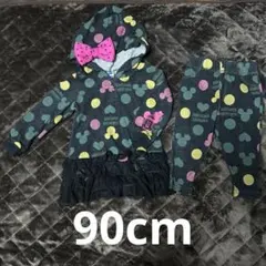 90cmミニーマウスデニム風セットアップ