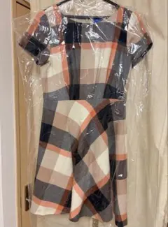 BLUE LABEL CRESTBRIDGE ワンピース チェック36 ネイビー - メルカリ