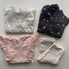 petitmain等まとめ売り　保育園着　上下セット　女の子服　90、100cm