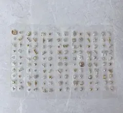 耳つぼジュエリー【40粒】ゴールド＆シルバー