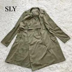 SLY スライ カーキ トレンチコート スプリング アウター ジャケット 上品