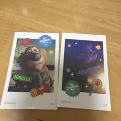 ズートピア2　オーマイカフェ　ステッカー　パウバート　二ブルズ