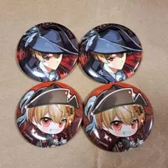 シクフォニ 缶バッジ　暇72 くん　4点セット