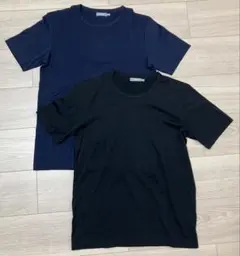 2枚セットSUNSPEL サンスペル 半袖Tシャツ 黒・ネイビー Sサイズ 美品のサムネイル