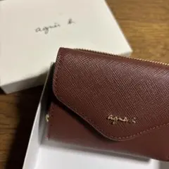 agnes b. 三つ折り財布 ブラウンのサムネイル