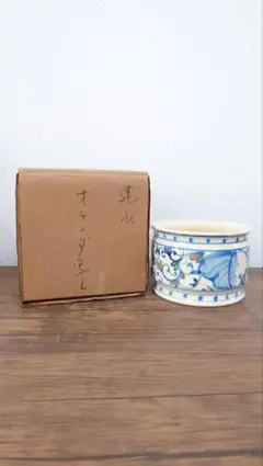 民国時代パステル色山水磁器扇置物 景徳鎮 陶磁器 装飾品 現代工芸品