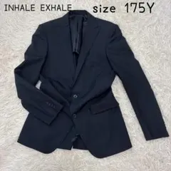 インヘールエクスヘール×ウール テーラードジャケット ブラックメンズM