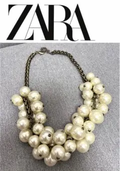 ZARA パールネックレス