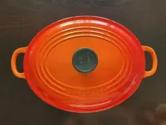 未使用】LE CREUSET ココット オーバル シリーズ オレンジ 27cm - メルカリ