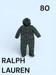 61 ラルフローレン　カバーオール　ロンパース スキージャンプスーツ防寒80