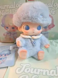DIMOO Journal of New Life ぬいぐるみペンダント　青