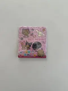 【新品】サンリオ　日焼けキティ　おはじきシール　シールフレーク