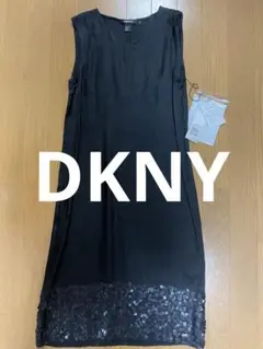 ★DKNY レーヨンドレス・スパンコール・サイズ4