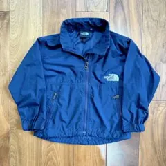 美品　THE NORTH FACE キッズ ウィンドブレーカー ネイビー 100のサムネイル