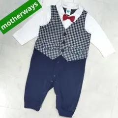 motherways　ロンパース　70　スーツ型　蝶ネクタイ フォーマル