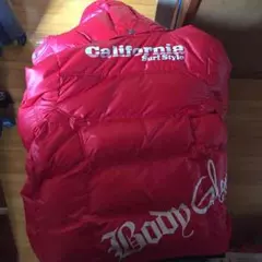 ブルー ダウンジャケット