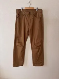 Levisリーバイス505 レギュラーストレートストレッチキャメルW32 L29