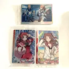 【3枚セット】花海咲季　学マスウエハース2 学園アイドルマスタークリスマス水着