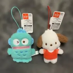 美品 サンリオ ふわもこワッペンこれくしょんマスコット 2体セット