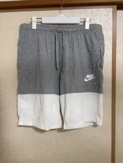 NIKE グレー ホワイト ショートパンツ XL
