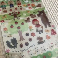 可愛い動物とスイーツのシールセット