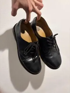 ドクターマーチン　3ホール　黒　古着　UK8