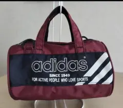 お値下げ☆adidas ミニボストンバッグ ボルドーのサムネイル