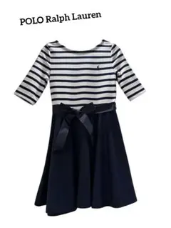 美品POLO Ralph Lauren 七部袖ワンピース　サイズ6