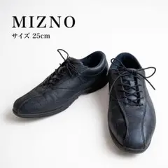 MIZUNO ミズノ ウォーキングシューズ 25.0cm ブラック レザーのサムネイル