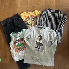 まとめ売り　１３０センチから１５０センチ　6点セット　男の子　ロンT デニム