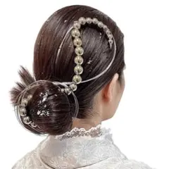 成人式 髪飾り ボールチェーン 水引 セット