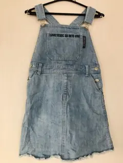 LOVETOXIC オーバーオール デニム ジャンパースカート