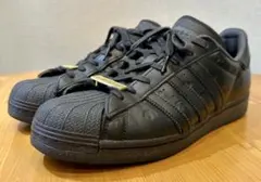 adidas Superstar ブラックレザー