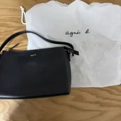 agnes b. ショルダーバッグ ブラック