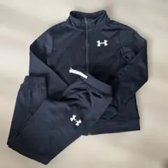 Under Armour ブラック ジャージ　上下セット　140